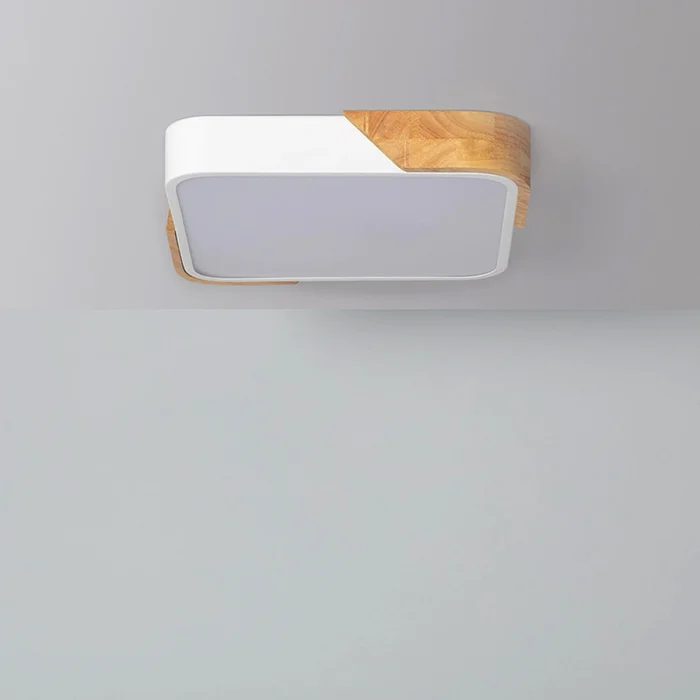 Panel LED Cuadrado Cerchio 18W Blanco 30 cm en Blanco - Lámparas colgantes, Uruguay | Serlux, vista 3