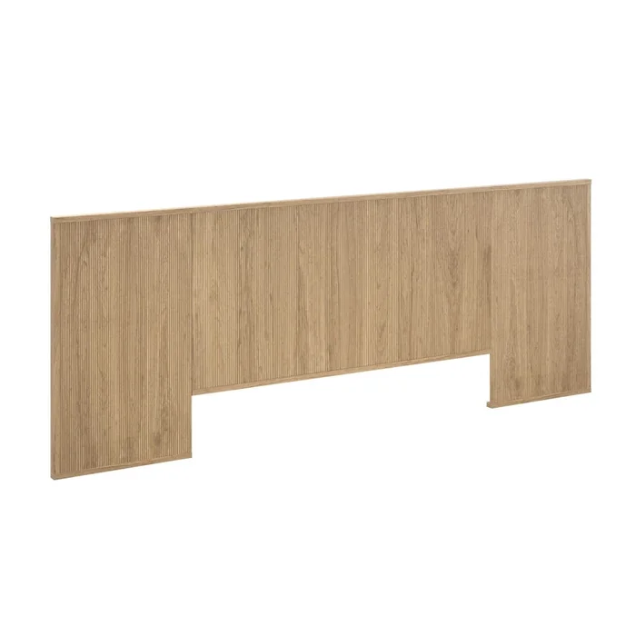 Respaldo - King continuo - Nordik - Text Frizz en Madera natural - Respaldos de cama, Uruguay | Ecowood, vista 2
