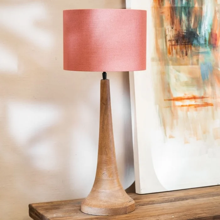 Lámpara De Mesa Jovany en Rojo - Lámparas de mesa, Uruguay | Aihaus