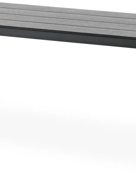 Mesa de jardín MADERUP A90xL205 negro en Negro - Muebles para el exterior, Uruguay | JYSK
