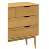 Cómoda 4 Cajones - Linea Nordica - Roble en Madera natural - Cómodas, Uruguay | Rústico Hogar, vista 3 de 4