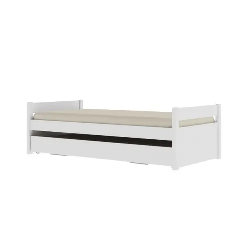 Cama Marinera Doublé 1 Plaza Madera Maciza - Linea Funcional - Blanco en Blanco - Dormitorio, Uruguay | Rústico Hogar