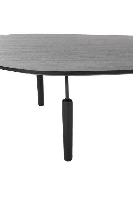 MESA DE LIVING PIEMONT CINAMOMO NEGRA 100X68X32H CM - Mesas de living, Uruguay | Vinibel, vista 2