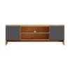 Rack 2 Puertas Y 2 Cajones Barcelona - Muebles para TV, Uruguay | Aihaus, vista 2 de 3