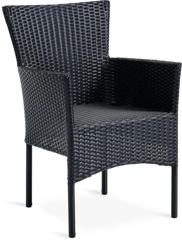Silla apilable AIDT negro en Negro - Muebles para el exterior, Uruguay | JYSK