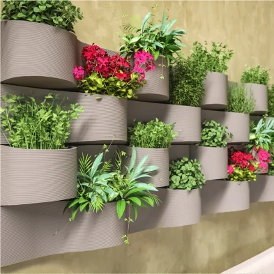 Maceta de pared Babilonia por 2 Unidades en Marrón - Macetas, Uruguay | Alta Gracia Deco, vista 5