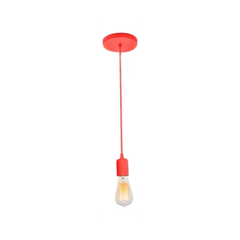 Lámpara Colgante Decorativa Rainbow Rojo en Rojo - Lámparas colgantes, Uruguay | Serlux