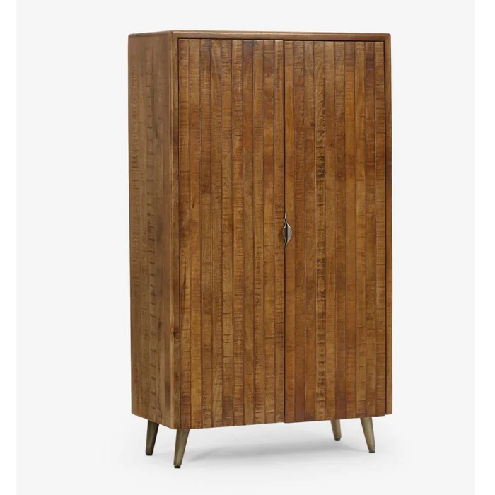 Placard 90cm 2 Puertas Madera Marron Renee en Marrón - Roperos y placares, Uruguay | Divino, vista 2