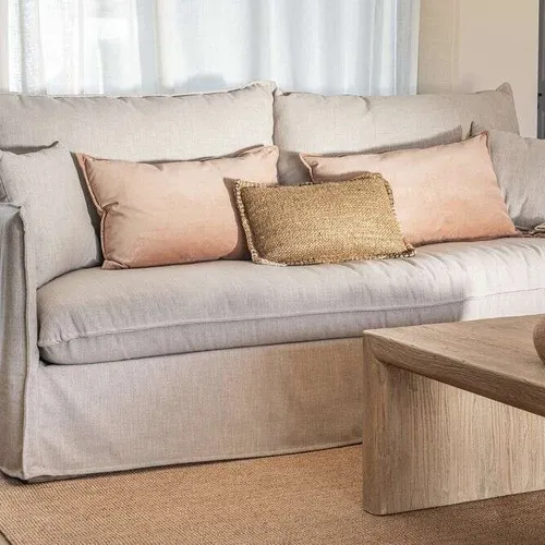 SILLON JOAQUINA - LINO BELGA ANTIMANCHAS VISON en Violeta - Sillones y sofás, Uruguay | La Iberica