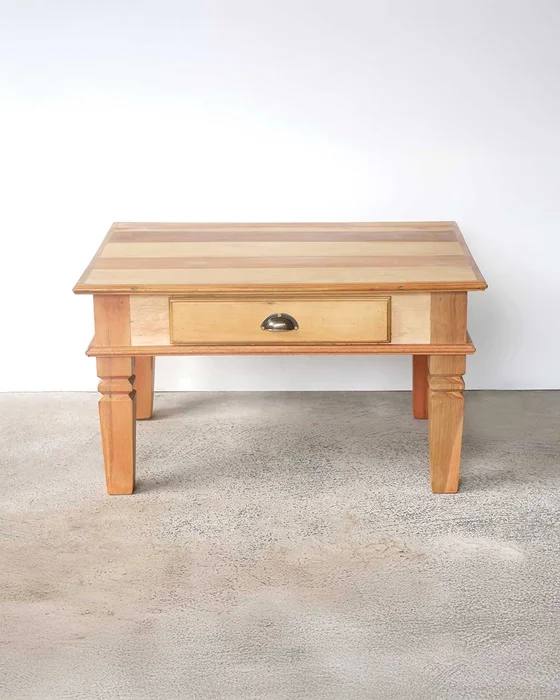 MESA RATONA TRANCOSO 80x60 en Madera natural - Mesas de living, Uruguay | Fundamento Muebles