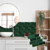 Azulejos adhesivos para cocina baño diseño ladrillo 10uds - Verde - Decoración, Uruguay | Buho Store, vista 3 de 5