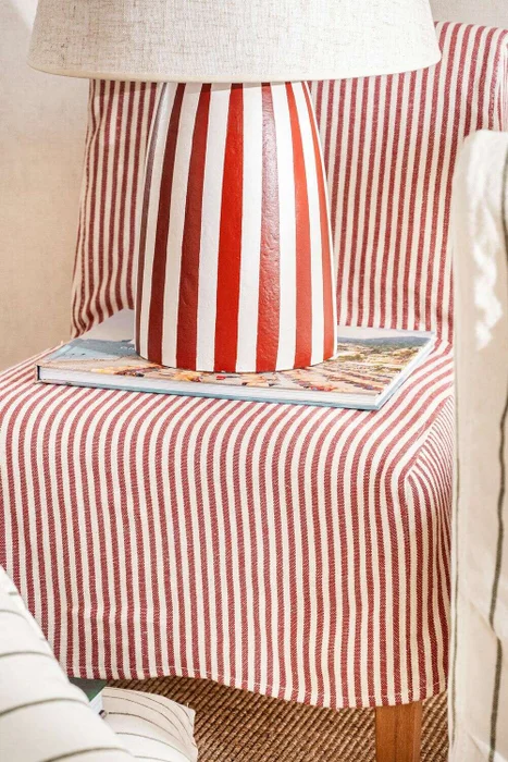 LAMPARA INES - RAYAS ROJAS en Multicolor - Lámparas de mesa, Uruguay | La Iberica, vista 13