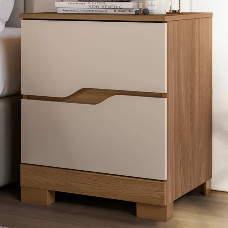 Mesa De Luz 2 Cajones Con Patas Moderna 100% Mdp en FREIJO OFF WHITE - Muebles, Uruguay | Soy Hogar, vista 8