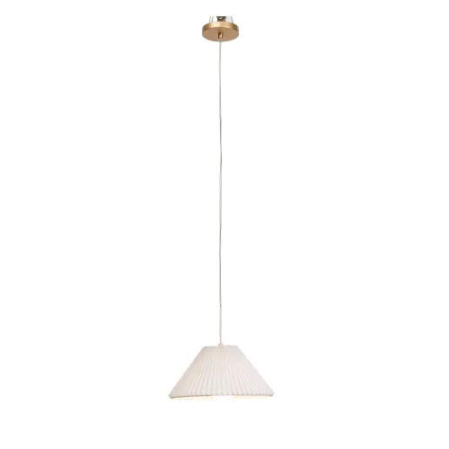 Lámpara De Techo Blanco Metal Pleating en Blanco - Lámparas colgantes, Uruguay | Divino