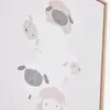 Cuadro Milu - de ovejas beige y blanco 40 x 30 cm en Rosa - Decoración de pared, Uruguay | Kavehome, vista 3 de 6