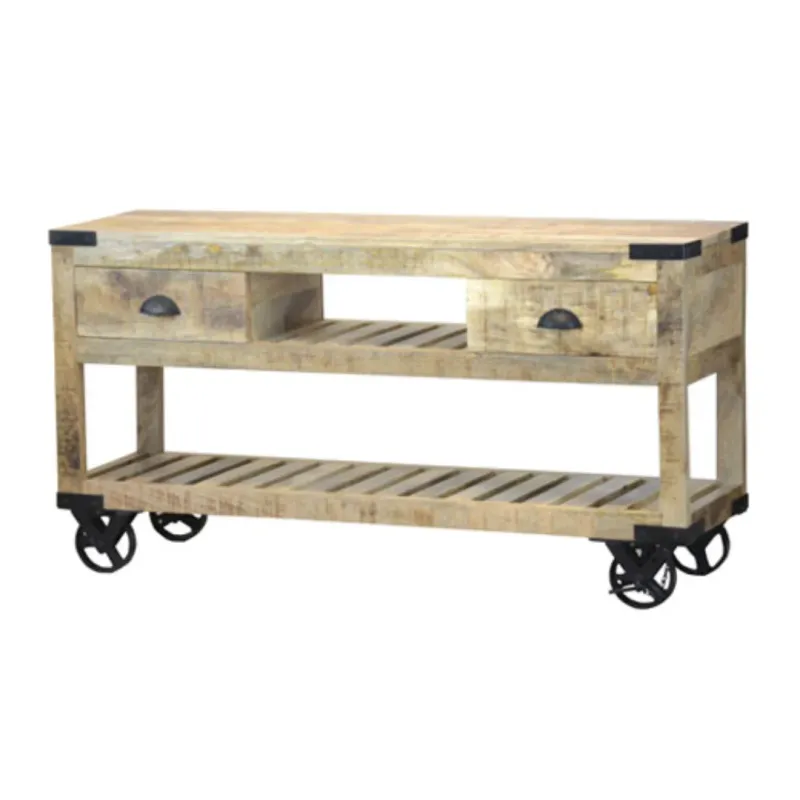 R10 Rack en Madera natural - Muebles para TV, Uruguay | Victoriana