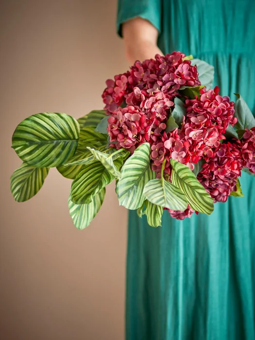Tallo Hortensia rojo en Rojo - Decoración, Uruguay | Martinika Deco, vista 2