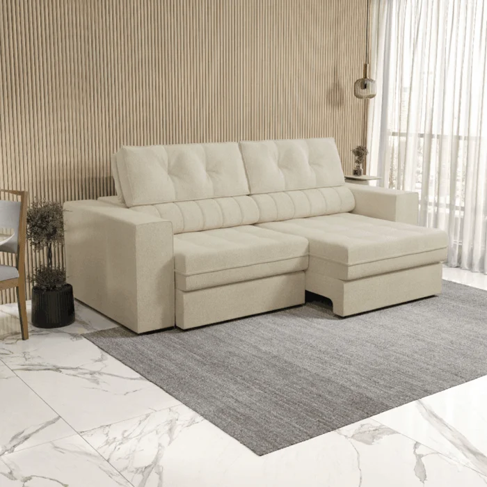 Sofa Egada-juno 2.60mt en Sofa Egada-Juno Arena, Sofa Egada-Juno Fendi - Sillones y sofás, Uruguay | Casa Brava, vista 4