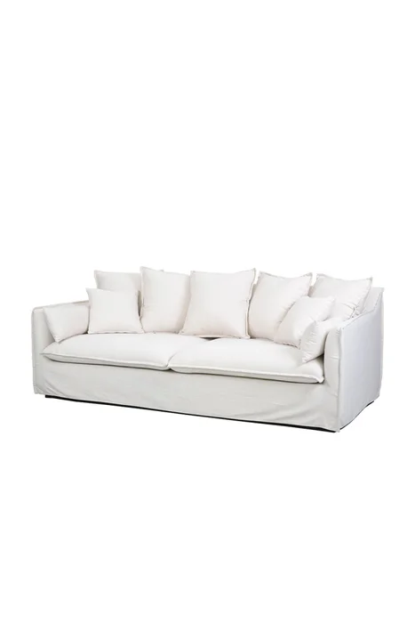 Sofá Hobart, 3 Cuerpos - Crudo / Natural en Madera natural - Sillones y sofás, Uruguay | Indian, vista 2