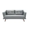 Sillón Sofá Trinidad 3 Cuerpos - Gris en Gris - Sillones y sofás, Uruguay | Ecowood, vista 4 de 4