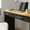 Escritorio Juvenil Mesa De PC 90cm Con Cajón Negro / Cinamomo en Multicolor - Escritorios y sillas de escritorio, Uruguay | Mulata, vista 3 de 6