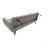 Sofá 3 cuerpos Gris de lino + 2 almohadones - Sillones y sofás, Uruguay | Que Sal Muebleria, vista 4 de 5
