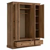 ROPERO 3 PUERTAS 2 CAJONES NATURAL MEX031 1783 en Marrón - Roperos y placares, Uruguay | Alfa Ventas, vista 3 de 4
