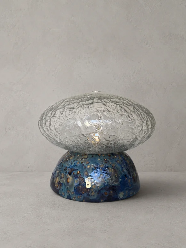 Luminaria Alba Azul en Azul - Lámparas de mesa, Uruguay | Maruja objetos, vista 3