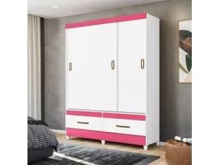 Ropero Suecia New Castaño/Avela Flex en Blanco/Flex - Roperos y placares, Uruguay | Quesal, vista 7