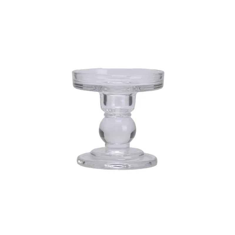 CANDELABRO VIDRIO D8.5/H8.6CM - Velas y Portavelas, Uruguay | Decohogar