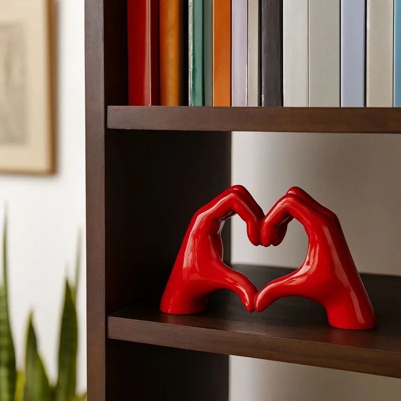 DECORACION HEART HANDS ROJO  en Rojo - Garantía: 1 año. Productos que te pueden interesar DECORACION BUTTERFLY U - Decoración, Uruguay | Viasono