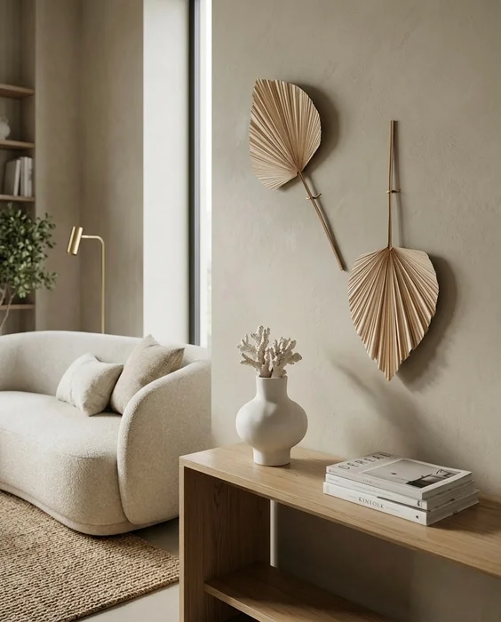 Hoja Modelo Junco en Madera natural - Decoración de pared, Uruguay | Indrana, vista 3