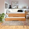 Cama marinera - Juliette - 2 cajones - 1 Plaza - Freijo en Marrón - Dormitorio, Uruguay | NYR, vista 1 de 3