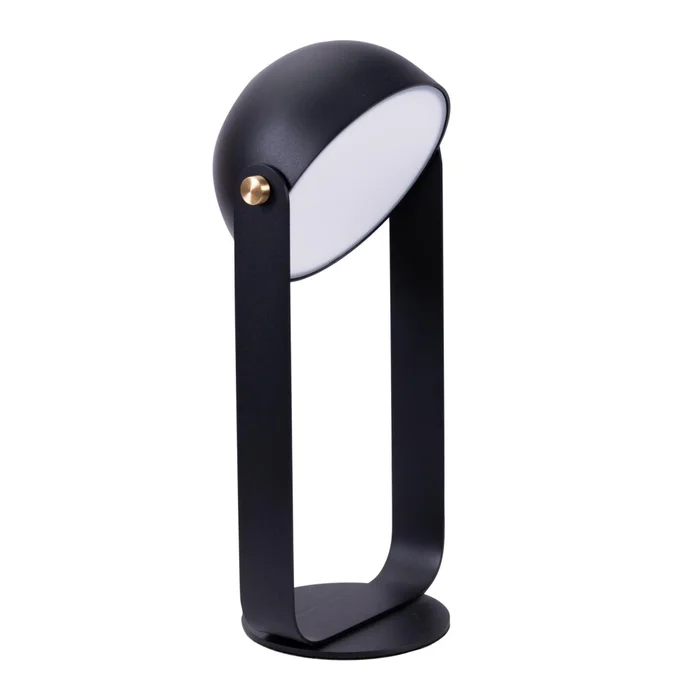Lámpara De Mesa Metal Negro Oviedo en Negro - Lámparas de mesa, Uruguay | Divino