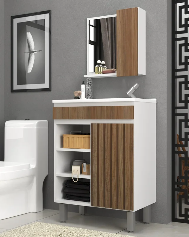 Mueble De Baño 3 Estantes 2 Puertas - Muebles, Uruguay | Soy Hogar, vista 3
