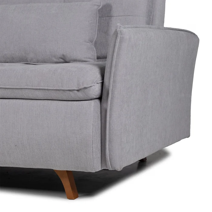 Sofá Cama Maira - C/Brazos - Tela Microfibra - 10286 (Gris) en Gris - Sillones y sofás, Uruguay | Nyr, vista 6