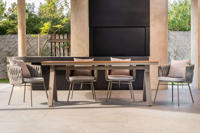 MESA COMEDOR GRAFITO - EXTERIOR - 2.00 X 0.90 MTS en Gris - Muebles para el exterior, Uruguay | La Iberica, vista 11