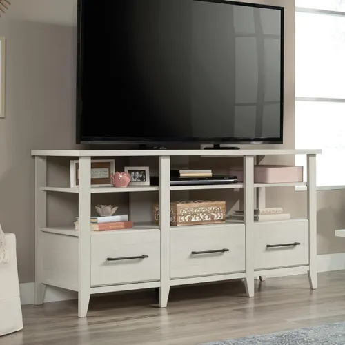 Rack para TV 60" - Sauder - Linea Summit Station en Gris - Muebles para TV, Uruguay | Rústico Hogar