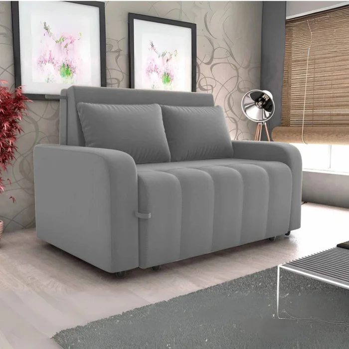Sillón Cama Atis New con Baúl - Gris en Gris - Sillones y sofás, Uruguay | Ecowood, vista 2
