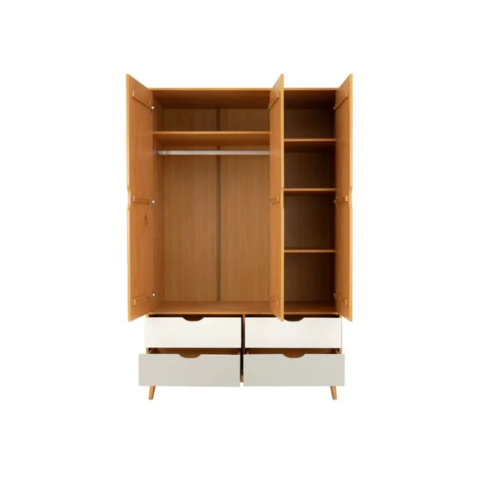 Ropero 3 Puertas Línea Praga en Multicolor - Roperos y placares, Uruguay | Ecowood, vista 6