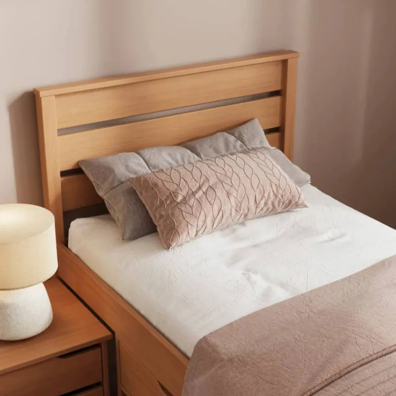 Respaldo 1 Plaza Madera maciza - Funcional - Marrón en Madera natural - Respaldos de cama, Uruguay | Ecowood