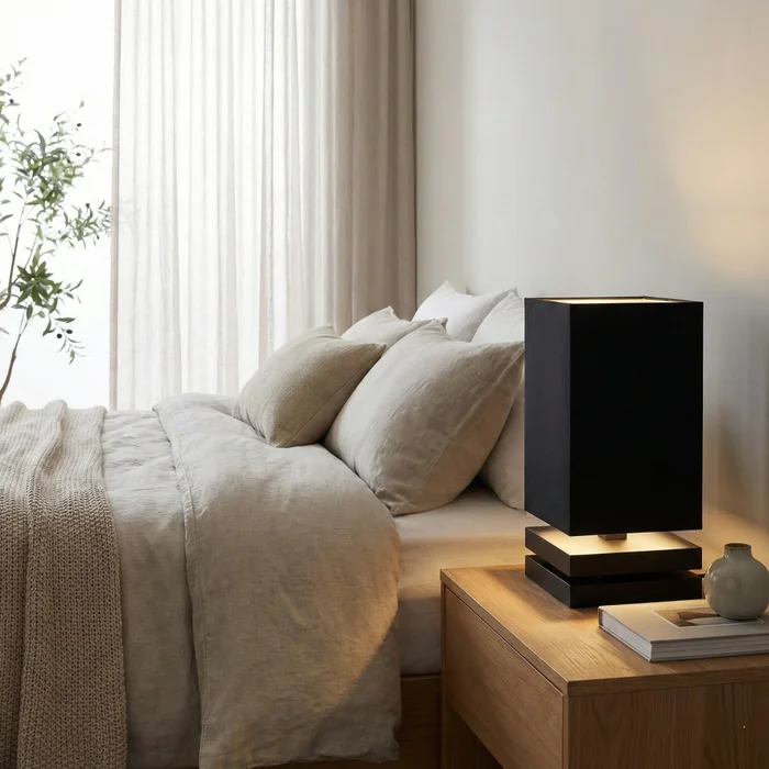 Lámpara de Mesa Zenith Noir Slim en Negro - Lámparas de mesa, Uruguay | La Perla, vista 3
