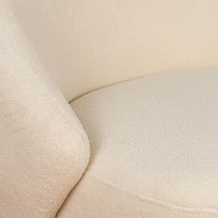Butaca 1 Cuerpo Tela Blanco Chlóe Offwhite en Blanco - Sillones y sofás, Uruguay | Divino, vista 5