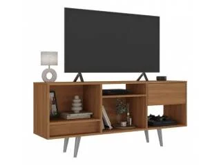 Rack con cajón RK-2111 Nogal en Marrón - Muebles para TV, Uruguay | Quesal, vista 5