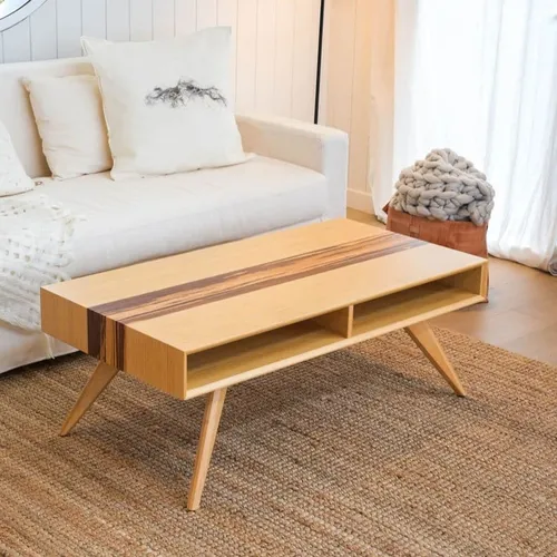 Mesa cafe Azara en Madera natural - Muebles, Uruguay | Uruguay Bamboo