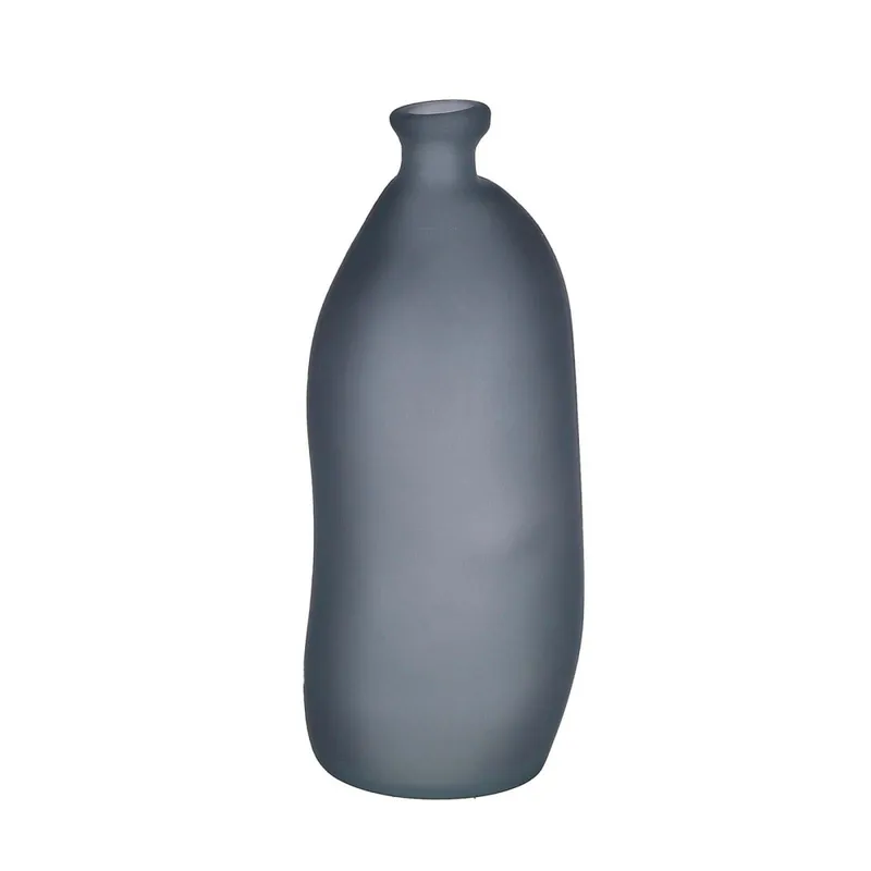 Jarrón Pinto Vidrio-reciclado Gris 1058483 en Gris - Jarrones, Uruguay | Divino