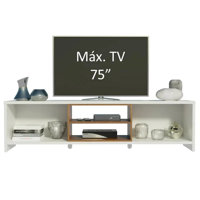 Rack TV hasta 75 Pulgadas Metz 180 cm 2 Puertas Rústico - Muebles para TV, Uruguay | Balton, vista 9