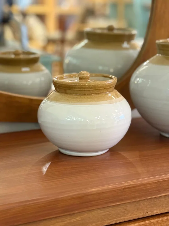 Ollita de ceramica en Blanco - Jarrones, Uruguay | FMB, vista 2