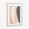 Cuadro Zay con formas geométricas marrón 80 x 100cm en Multicolor - Decoración de pared, Uruguay | Kavehome, vista 1 de 7