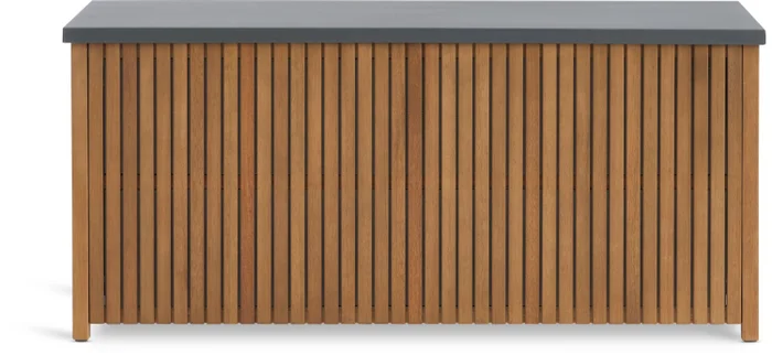 Baúl para guardar almohadones BEDER A133xA61xP54 en Madera natural - Muebles para el exterior, Uruguay | JYSK, vista 2